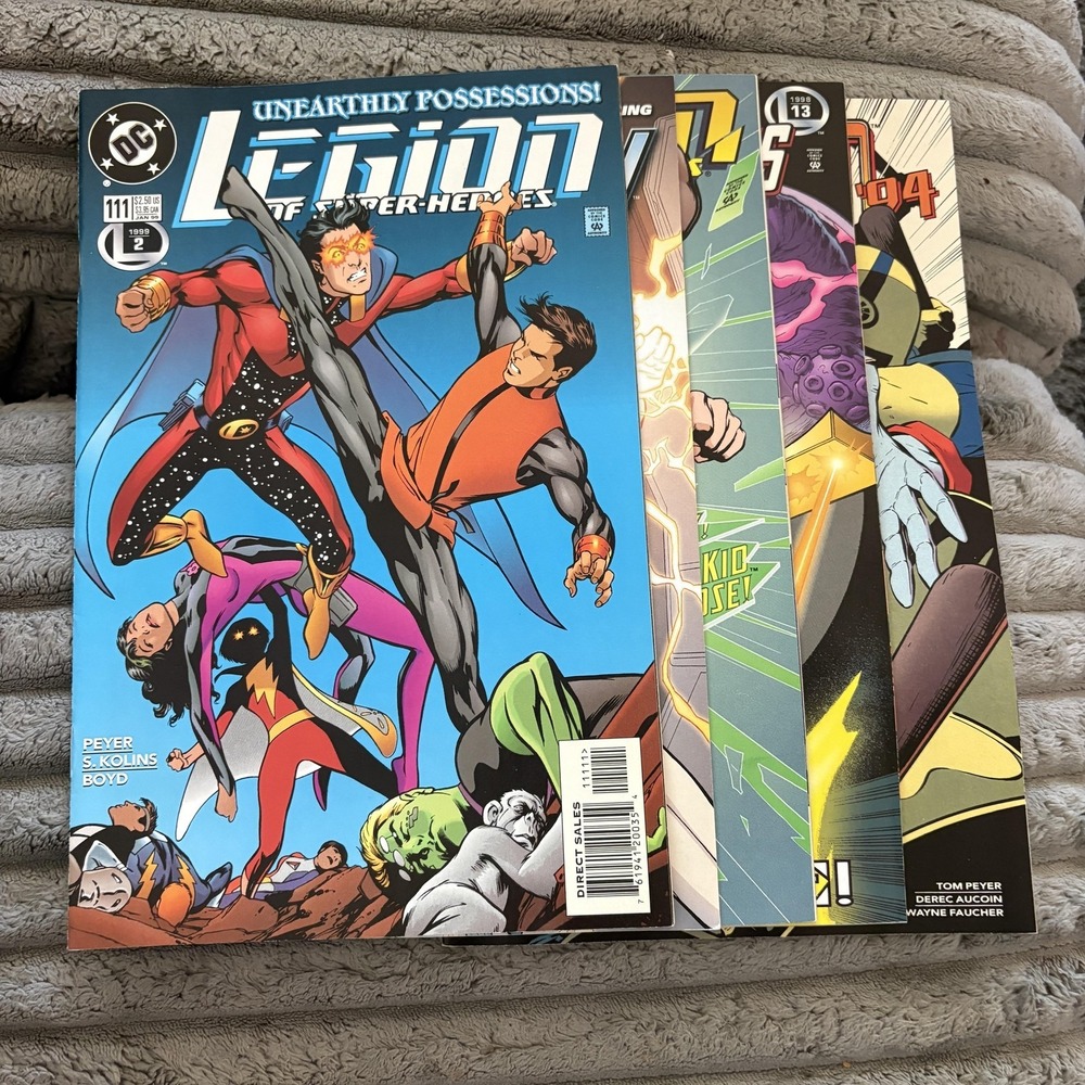 Legion Of Super-Heroes DC Comics Lot 5 Issues‎ Legionnaires L.E.G.I.O.N.